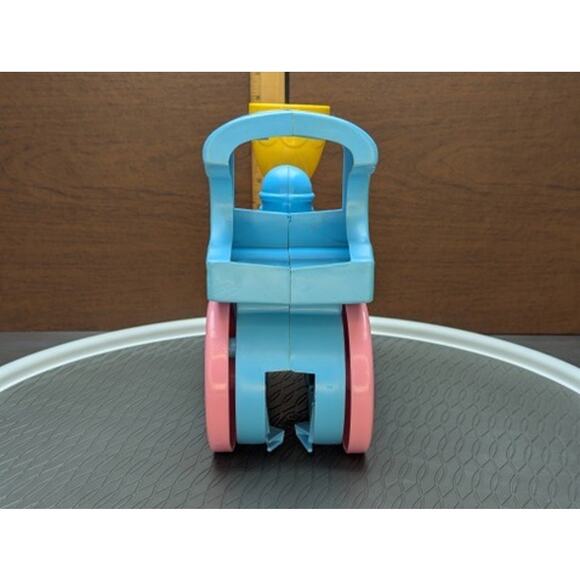 Vintage 70s Musical Mattel Train Crib Rail Sitter Runner Moving Toy Infant Baby - Picture 7 of 12